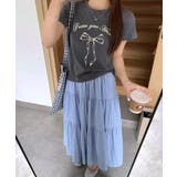 リボンプリントTシャツ プリントT クルーネック | Riff | 詳細画像28 