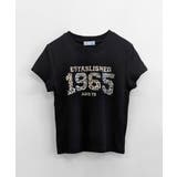 レオパード柄ナンバープリントTシャツ プリントT クルーネック | Riff | 詳細画像14