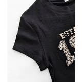 レオパード柄ナンバープリントTシャツ プリントT クルーネック | Riff | 詳細画像20