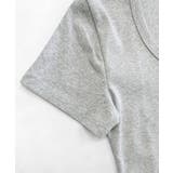 裾レースUネックTシャツ カットソー プルオーバー | Riff | 詳細画像32 
