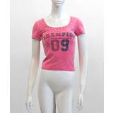 ピグメント加工スタッズロゴTシャツ プリントT Uネック | Riff | 詳細画像30 