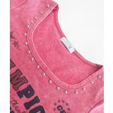 ピグメント加工スタッズロゴTシャツ プリントT Uネック | Riff | 詳細画像33 
