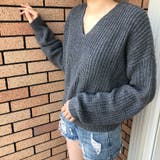 Vネックボリュームニット | Rim.z | 詳細画像2