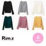 Vネックスマートニット | Rim.z | 詳細画像1
