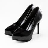 ブラック | フロント厚底ピンヒール | Rim.z