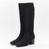 ブラック | スクエアスエードブーツ | Rim.z