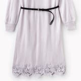 裾レース/ベルト付き ロングワンピース カシミアタッチニット | Rim.z | 詳細画像8