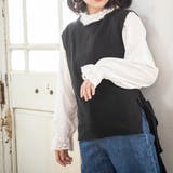 ブロードスカラップレース切替ブラウス | Rim.z | 詳細画像1