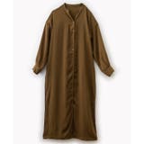 トロピカルロングスリット長袖ワンピース | Rim.z | 詳細画像3 