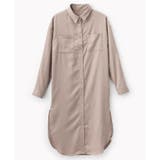 Eツイルスリットロングシャツワンピース | Rim.z | 詳細画像1