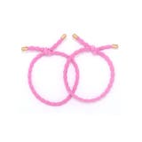 ライトピンク | ヘアアクセサリーゴムセット ロープ風ナチュラルカジュアル ヘアゴムアクセサリー | ボディピアス専門店凛RIN