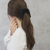 ヘアアクセサリーシュシュchouchouリボン くすみカラー なめらかまとめ髪シ… | ボディピアス専門店凛RIN | 詳細画像4 