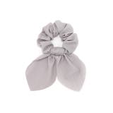 グレー | ヘアアクセサリーシュシュchouchouリボン くすみカラー なめらかまとめ髪シ… | ボディピアス専門店凛RIN