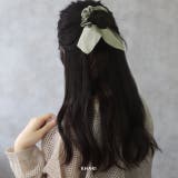 ヘアアクセサリーシュシュchouchouリボン サテン生地なめらかまとめ髪 アー… | ボディピアス専門店凛RIN | 詳細画像4 