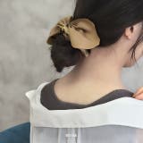 ヘアアクセサリーシュシュchouchouリボン サテン生地なめらかまとめ髪 アー… | ボディピアス専門店凛RIN | 詳細画像5 
