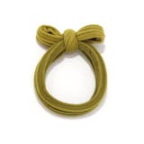 カーキ | ヘアアクセサリー ヘアゴム伸縮 リボンカジュアルベーシックカラー | ボディピアス専門店凛RIN