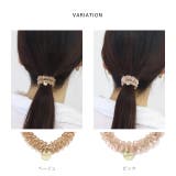 ヘアアクセサリーヘアゴム ビーズ編みビジューパール | ボディピアス専門店凛RIN | 詳細画像5