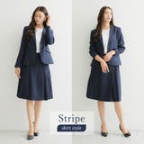 〈洗える〉機能性シャドーストライプスーツ3点セット | RIRIYANO | 詳細画像10