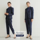 〈洗える〉機能性シャドーストライプスーツ3点セット | RIRIYANO | 詳細画像11