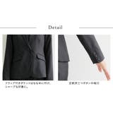 〈洗える〉機能性シャドーストライプスーツ3点セット | RIRIYANO | 詳細画像14