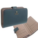 (1)ブルージェイ×グレージュ | FURLA フルラ CAMELIA M 二つ折り財布 | Riverall