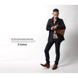 比翼仕立てステンカラージャケットコート メンズ ショップコート | Rocky Monroe | 詳細画像9