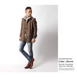 比翼仕立てステンカラージャケットコート メンズ ショップコート | Rocky Monroe | 詳細画像5