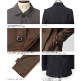 比翼仕立てステンカラージャケットコート メンズ ショップコート | Rocky Monroe | 詳細画像3