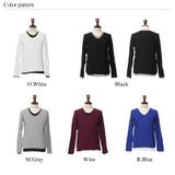 フェイクレイヤード長袖無地Uネックカットソー メンズ ロンTシャツ | Rocky Monroe | 詳細画像2