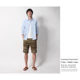 コットンリネンプリペラ素材カモ柄プリント迷彩ショートパンツ メンズ ハーフパンツ | Rocky Monroe | 詳細画像4