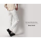 国産 日本製レッドステッチスリムストレッチホワイトデニムパンツ メンズ | Rocky Monroe | 詳細画像7