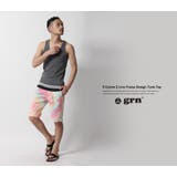 2ライン無地フライスロングタンクトップ メンズ ボーダー | Rocky Monroe | 詳細画像9