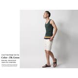 2ライン無地フライスロングタンクトップ メンズ ボーダー | Rocky Monroe | 詳細画像6