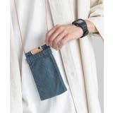 ブルーグレー | ネックポーチ ショルダー ミニバッグ | Rocky Monroe