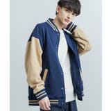 ネイビー×キャメル | スタジャン メンズ レディース | Rocky Monroe