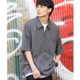 チャコール | 半袖Tシャツ ハーフジップT メンズ | Rocky Monroe