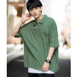 グリーン | 半袖Tシャツ ハーフジップT メンズ | Rocky Monroe