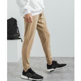 (無地)ベージュ | ジョガーパンツ サイドライン トラックパンツ | Rocky Monroe