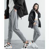 (無地)グレー | ジョガーパンツ サイドライン トラックパンツ | Rocky Monroe