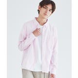 無地7.ピンク | ボタンダウンシャツ メンズ 長袖 | Rocky Monroe