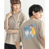 A.グレージュ | 半袖プリントT メンズ レディース | Rocky Monroe