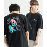 D.ブラック | 半袖プリントT メンズ レディース | Rocky Monroe