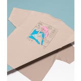 D.グレージュ | 半袖プリントT メンズ レディース | Rocky Monroe
