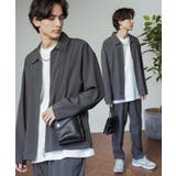 チャコール(ブルゾン) | セットアップ ワイドジャケット イージーパンツ | Rocky Monroe