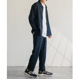 ネイビー(ブルゾン) | セットアップ ワイドジャケット イージーパンツ | Rocky Monroe