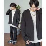 ブラック(ノーカラー) | セットアップ ワイドジャケット イージーパンツ | Rocky Monroe