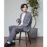 グレー(ノーカラー) | セットアップ ワイドジャケット イージーパンツ | Rocky Monroe