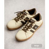 ベージュ | スニーカー 厚底 紐靴 | Rocky Monroe