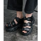 ストラップサンダル 9cmハイソール フェイクレザー | Rocky Monroe | 詳細画像11 