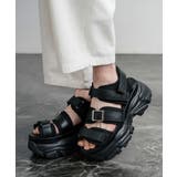 ストラップサンダル 9cmハイソール フェイクレザー | Rocky Monroe | 詳細画像2 